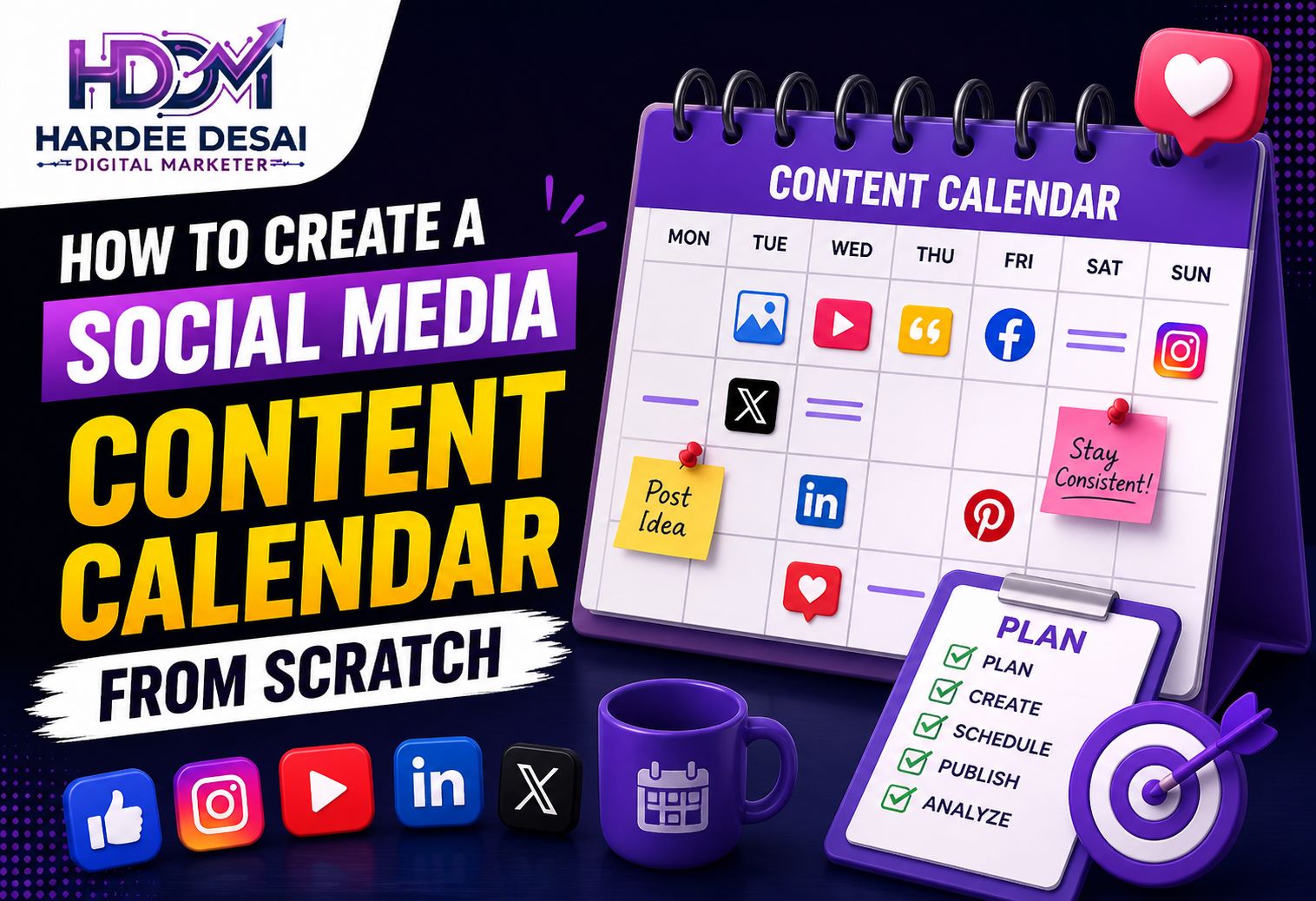 How to Create a Social Media Content Calendar from Scratch