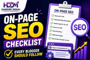 On-Page SEO Checklist Every Blogger Should Follow